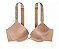 Sutiã Bege Acetinado Strass Victoria's Secret Tamanho: 32DD - G - Imagem 1