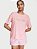 Pijama Curto Algodão Cotton Rosa Claro Victoria’s Secret Tamanho: M - Imagem 1
