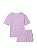 Pijama Curto Algodão Cotton Lilas Victoria’s Secret Tamanho: M - Imagem 4