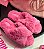 Pantufa Faux Fur Rosa PINK Victoria's Secret - Tamanho: M - Imagem 1