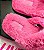 Pantufa Faux Fur Rosa PINK Victoria's Secret - Tamanho: M - Imagem 2