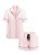 Pijama Curto Cetim Listrado Logo Gola NOVO Victoria’ Secret Tamanho: S - Imagem 3