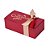 Embalagem Presenteável de Natal Vermelha 2 Laços - Imagem 1