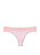 Calcinha Fio Dental Cotton Branca & Rosa Victoria’s Secret Tamanho: XL - Imagem 1