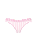 Calcinha Fio Dental Algodão com Logo Grande Branca & Rosa Victoria’s Secret Tamanho: M - Imagem 1