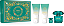 Kit Perfume Versace Crystal Emerald: Eau de Parfum 100ml + Eau de Parfum 5ml + Shower Gel 100ml + Body Lotion 100ml - Imagem 1