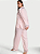 Pijama Longo Cetim Signature Listras Icônicas Pretty Blossom Victoria's Secret Tamanho: G - Imagem 2