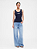 Regata Ribbed Logo Navy Uniform Logo GAP Tamanho: PP - Imagem 4