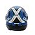 capacete Interlagos gow Tamanho 58 Preto com azul X1 - Imagem 3