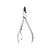 Alicate de Unha Profissional 520-C Classic Curvo Mundial - Imagem 2