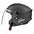 Capacete Aberto Pro Tork New Liberty Three Elite Preto Fosco - Imagem 1
