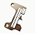 Chapa De Ponto Overlock Modelo K 2 Carreiras Bk E232 - Imagem 1
