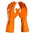 Luva Danny Max Orange Látex Reforçada CA11286 - Imagem 1