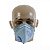 Máscara Descartável AirSafety MaskFace PFF-2 Válvulada Plus VO Vapores Orgânicos CA38953 - Imagem 1