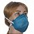 Máscara Descartável AirSafety MaskFace PFF-2 Sem Válvula Azul CA38955 - Imagem 1