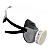 Máscara AirSafety Semifacial AirSan Com Filtro P2 CA12973 - Imagem 3