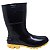 Bota de PVC Kadesh Safety Boots Cano Medio Preta Solado Amarelo CA42149 - Imagem 2