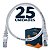 Cabo Patch Cord CAT5e UTP CCA 70 Centímetros - 25 Unidades - Imagem 1