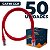 Cabo Patch Cord CAT5e UTP CCA 1 Metro - 50 Unidades - Imagem 1