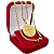Medalha São Bento Proteção + Cordão Baiano Banhado a Ouro - Imagem 3