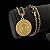 Medalha São Bento Proteção + Cordão Baiano Banhado a Ouro - Imagem 6