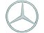 Estrela Grade Plástico Pino Trava - Mercedes - 9018170016 - Imagem 1