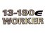 Emblema Lateral Prata 13180E Worker 1 La Volkswagem 13180E - 2S0854433G - Imagem 1