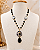 Colar Curto Black Cristais. - Imagem 4