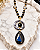 Colar Curto Black Cristais. - Imagem 3