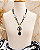 Colar Curto Black Cristais. - Imagem 5