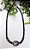 Colar Curto Preto Murano Floral. - Imagem 3