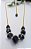 Colar Curto Cristais Black. - Imagem 1