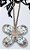Colar Longo Borboleta Cristal. - Imagem 4