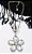 Colar Curto Flor Cristal. - Imagem 2