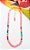 Colar Curto Rosa Arco Iris. - Imagem 4