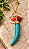 Colar Longo Dente Turquesa. - Imagem 7