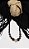Colar Curto Preto Esfera Strass. - Imagem 3