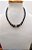 Colar Curto Preto Esfera Strass. - Imagem 4