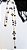 Colar Longo Black Cristais. - Imagem 2