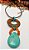 Colar Curto Couro Gota. - Imagem 3