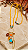 Colar Longo Badulaques Yellow. - Imagem 1