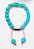 Pulseira Howlita Turquesa. - Imagem 1