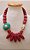 Maxi Colar Vinho Turquesa. - Imagem 7