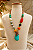 Colar Longo Resinas Mil Cores. - Imagem 2