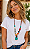 Colar Longo Resinas Mil Cores. - Imagem 1