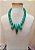 Maxi Colar Curto Resinas Turquesa Esverdeado. - Imagem 17