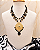Colar Curto Mandala Preto. - Imagem 2