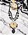 Colar Curto Mandala Preto. - Imagem 1