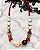 Colar Curto Pérola Shell Pedras. - Imagem 3