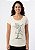 Camiseta Feminina Offwhite Face Tree - Imagem 1